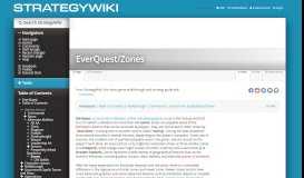 
							         EverQuest/Zones — StrategyWiki, the video game walkthrough and ...								  
							    