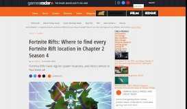 
							         Every Fortnite Rift location in Season 8 | GamesRadar+								  
							    