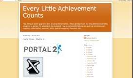 
							         Every Little Achievement Counts: Door Prize - Portal 2								  
							    