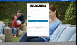 
							         Everyday Well Secure Login - Population Health								  
							    