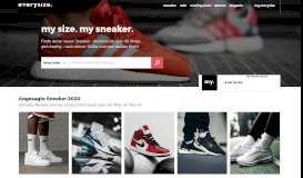 
							         everysize - Die Sneaker-Suchmaschine | Über 30.000 Sneaker finden								  
							    