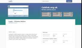 
							         Everything on cablink.org.uk. Login - Citizens Advice. - Horde								  
							    