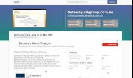 
							         Everything on gateway.alhgroup.com.au. ALH Learning: Log ...								  
							    