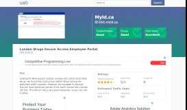 
							         Everything on myld.ca. London Drugs Secure Access Employee Portal.								  
							    