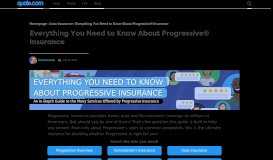 
							         Everything You Need to Know About Progressive® Insurance - Quote ...								  
							    