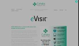 
							         eVisit — Cahaba Medical Care								  
							    