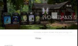 
							         EVO Breeding & Games Portal – EVO Web Portal								  
							    