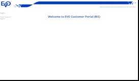 
							         EVO Customer Portal								  
							    