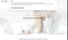 
							         Evolve's Student Portal								  
							    