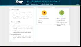 
							         EVRY - EAS Portal								  
							    