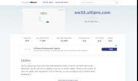
							         Ew33.ultipro.com website. UltiPro.								  
							    
