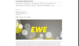 
							         EWE: Ideen zum Leben. | Corporate Identity Portal								  
							    