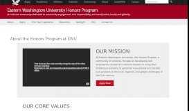 
							         EWU | Scholarship Opportunities - Eastern Washington University								  
							    
