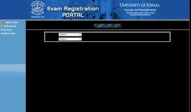 
							         Exam Fees - University of Kerala :: Online Exam Registration Portal								  
							    