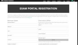 
							         Exam Portal Registration | An Nasihah Publications								  
							    