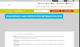 
							         Exam Results and Certificates Information 2018 — Runshaw College								  
							    