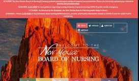 
							         Examination - New Mexico Board of Nursing								  
							    