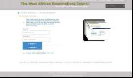 
							         Examiner Portal - Examiner Login - WAEC Examiners Portal								  
							    