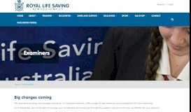 
							         Examiners - Royal Life Saving NSW								  
							    