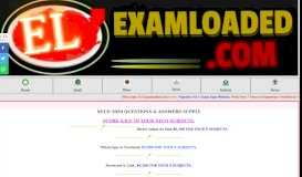 
							         Examloaded - Get Answer To All Exam Questions JAMB|WAEC and ...								  
							    