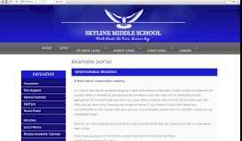 
							         example portal - Skyline Middle School - Harrisonburg								  
							    
