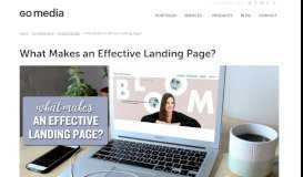 
							         Examples of Effective Landing Pages by Go Media								  
							    