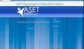 
							         Exams and ... - ASET Department of Education Report: ABRET and ASET								  
							    