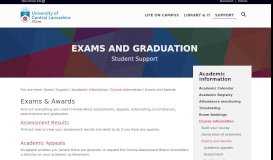 
							         Exams and Graduation | Student Support | University of ... - UCLan								  
							    