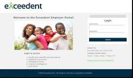 
							         Exceedent Employer Portal - Healthx								  
							    