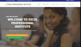 
							         Excel Professional Institute – excellence in professional training								  
							    