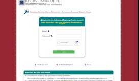 
							         Exchange Control Online Application - Authorized ... - RBF eService								  
							    