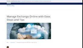 
							         Exchange Online Administration from A to Z - Netwrix Blog								  
							    