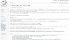 
							         Exchange Online Protection - Wikipedia								  
							    