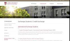 
							         Exchange Students | Credit Exchange - KOREA UNIVERSITY School ...								  
							    