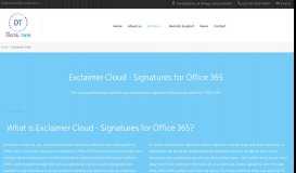
							         Exclaimer Cloud - Your Digital Twin | IT Services Carlisle								  
							    