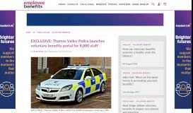 
							         EXCLUSIVE: Thames Valley Police launches voluntary benefits portal								  
							    