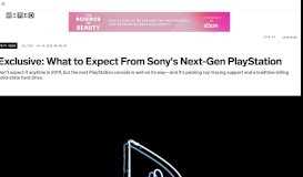 
							         Exclusive: What to Expect From Sony's Next-Gen PlayStation | WIRED								  
							    