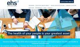 
							         Executive Health Solutions: Tailored Health Assessments and Health ...								  
							    