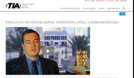 Executive Interview: David Thompson, ZyXEL Communications - TIA ...          