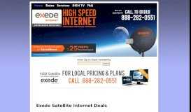 
							         Exede Satellite Internet | Internet Service Setup - A&M Satellite								  
							    