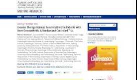 
							         Exercise Therapy Reduces Pain Sensitivity In Patients With Knee ...								  
							    