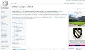 
							         Exeter College, Oxford - Wikipedia								  
							    