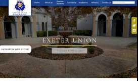 
							         Exeter Union High School								  
							    