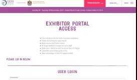 
							         Exhibitor portal access | GESS Dubai Education Exhibition and ...								  
							    