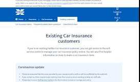 
							         Existing customers | Car insurance - Halifax UK								  
							    