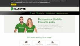 
							         Existing Customers - login to see your documents online | Gladiator ...								  
							    