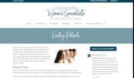 
							         Existing Patients | LowCountry Women's Specialists								  
							    