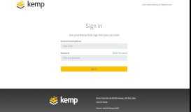 
							         Existing Reseller? - Kemp Technologies								  
							    