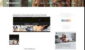 
							         Exklusives internationales Escort-Portal ! - Projektify e.V.								  
							    