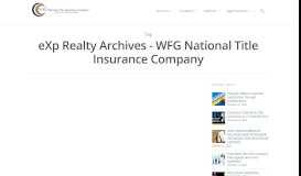 
							         eXp Realty Archives - WFG National Title Insurance Company								  
							    